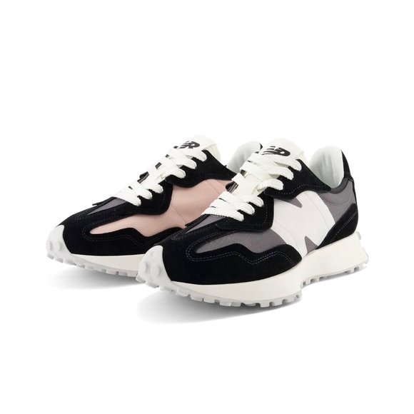 New Balance 327 Black Grey Pink U327WEM NB Mens Running shoes - Picture 3 of 6